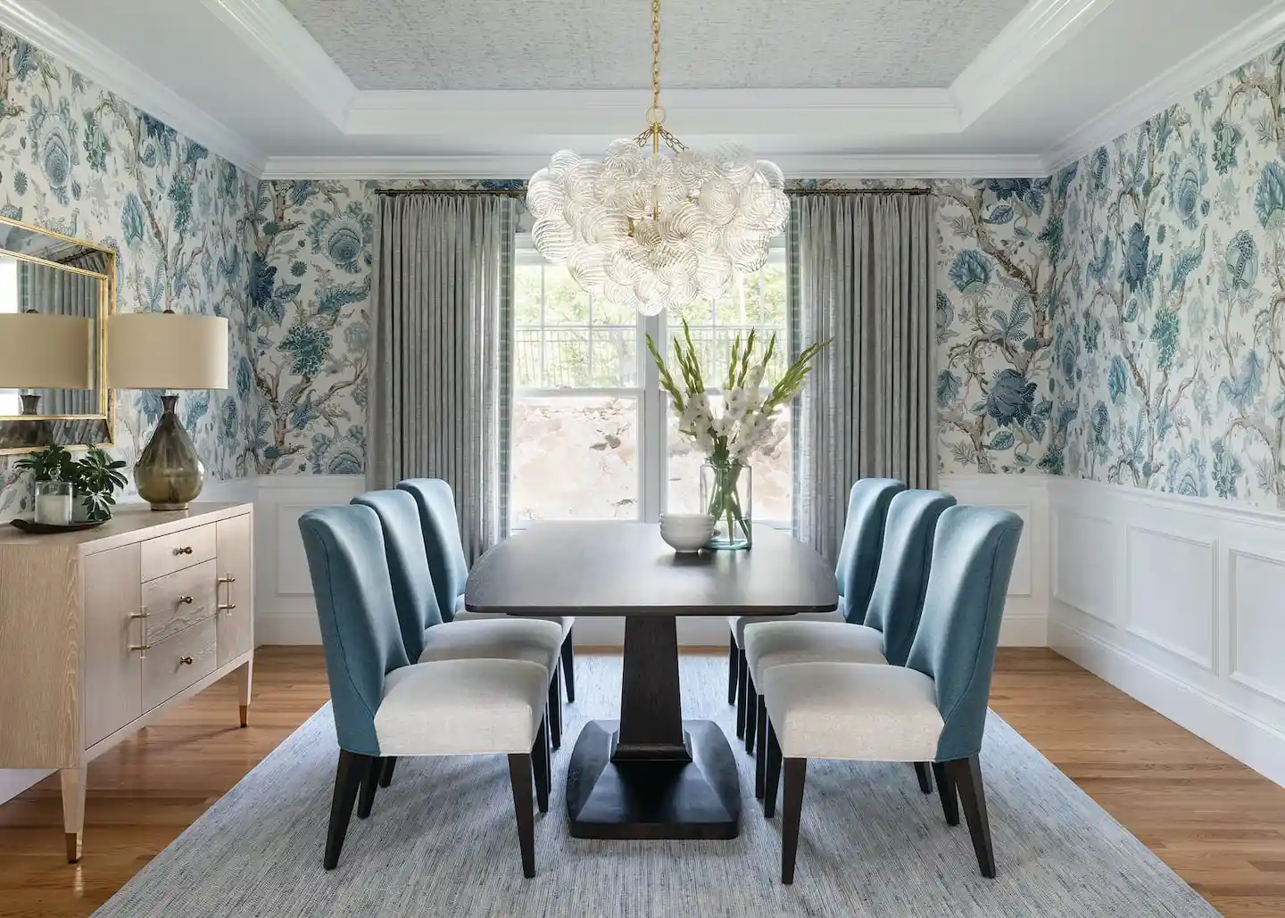 Wallpaper installation project in Centreville, VA