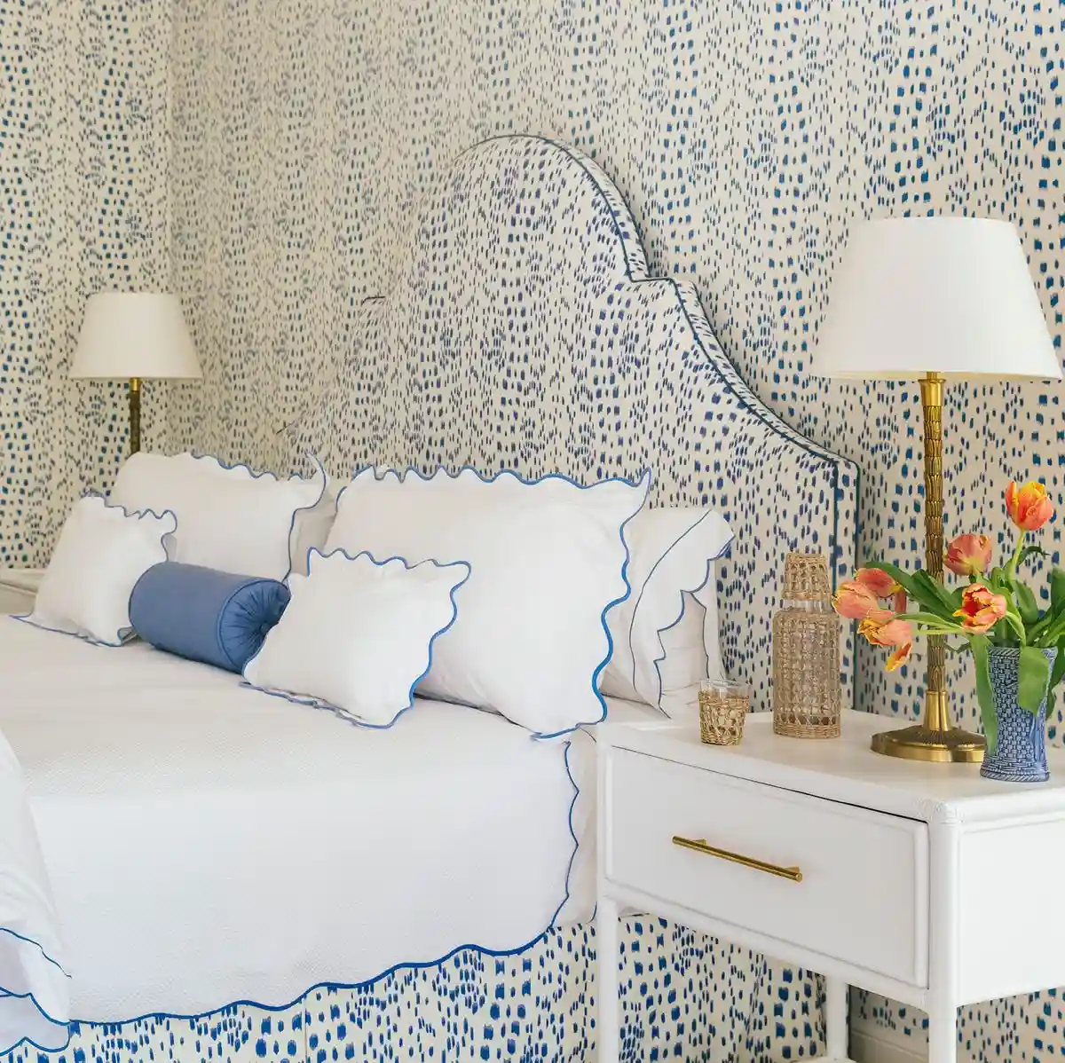Wallpaper removal process in dining room in Washington DC